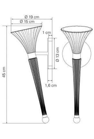 BACCARAT seinavalgustid "mille nuits torchere"