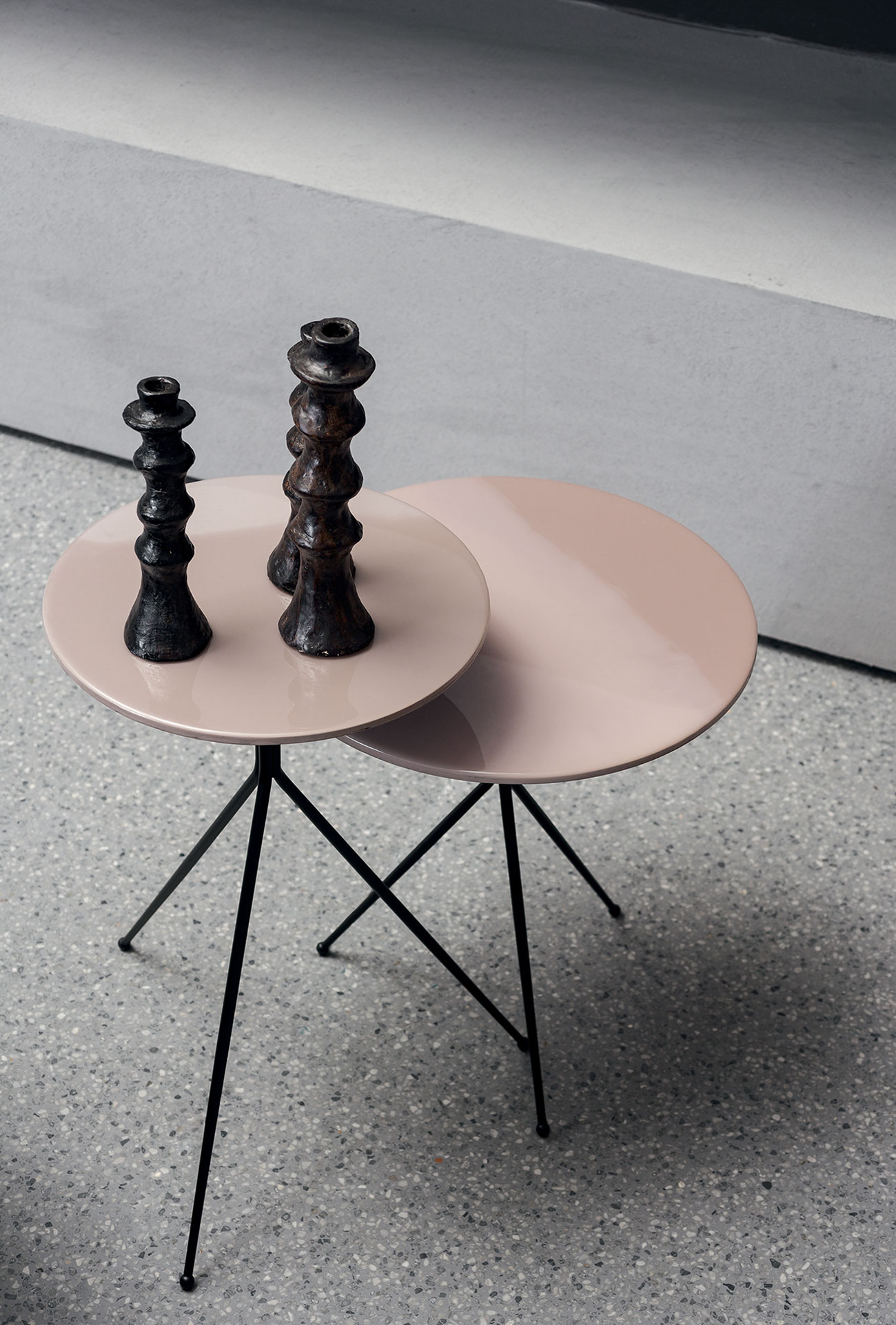 BAXTER laud "Liquid Small Table" Rose