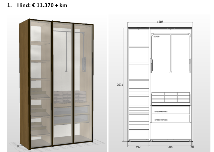 MOLTENI&C garderoob "Gliss Master Sistema 7"