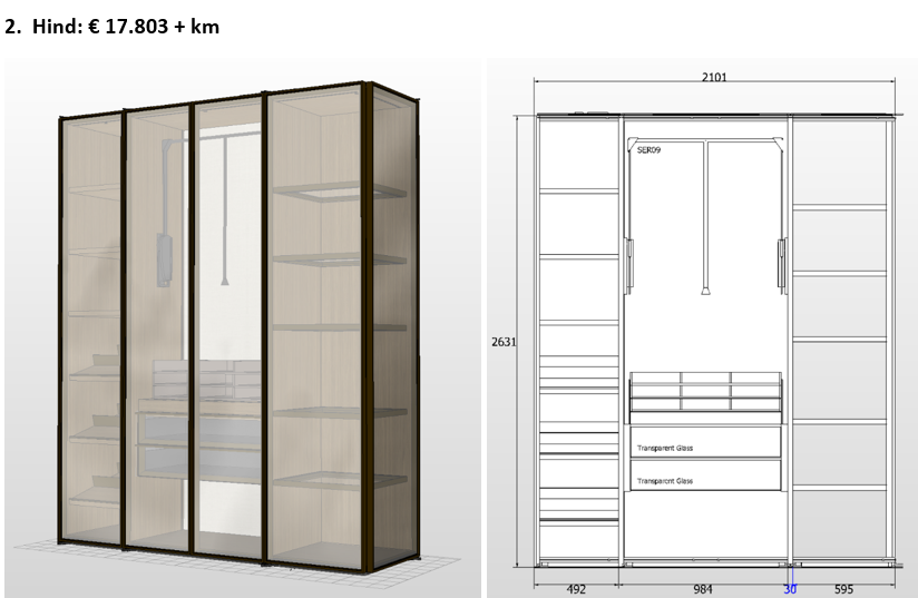 MOLTENI&C garderoob "Gliss Master Sistema 7"