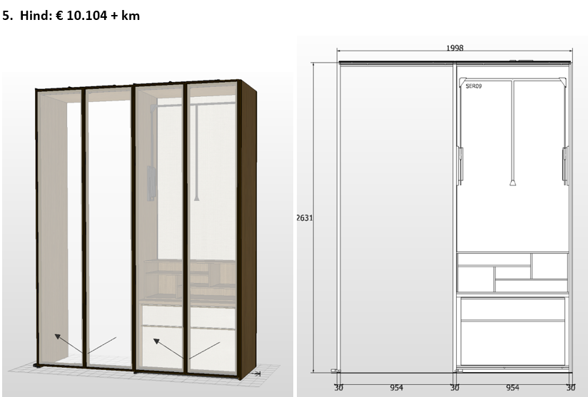 MOLTENI&C garderoob "Gliss Master Sistema 7"